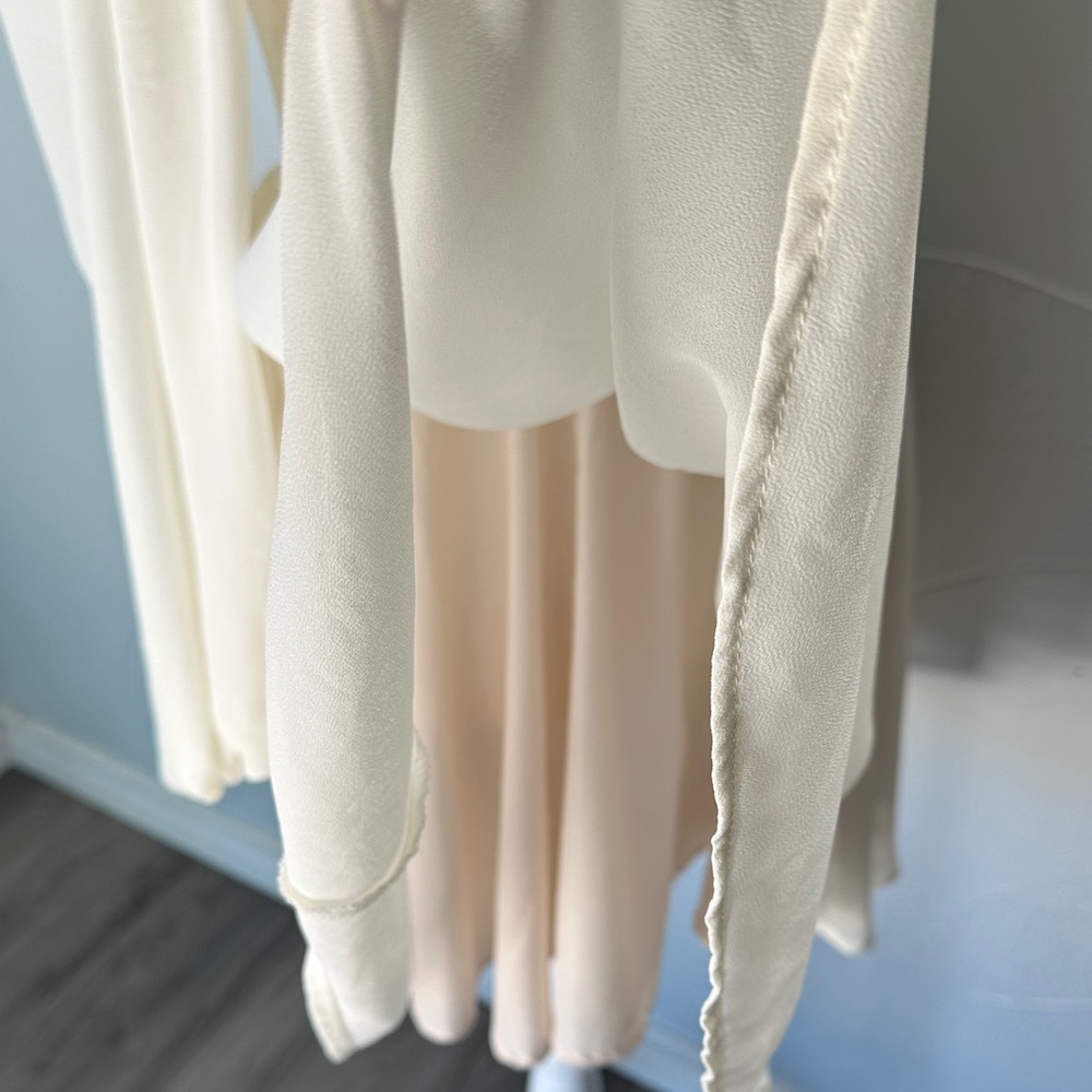 SHEIN Cream Long Sleeve Dress - Picture 8 of 10